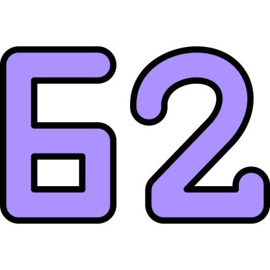 6 numaralı işaret simgesi tasarımı