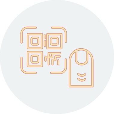 Parmak izinin vektör çizimi