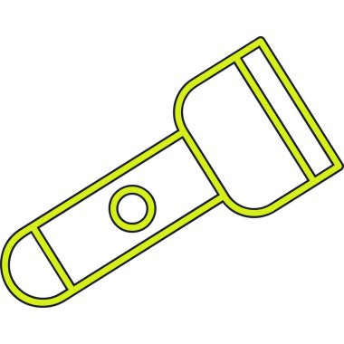 bir çift dürbünün renk çizimi ve karikatürü