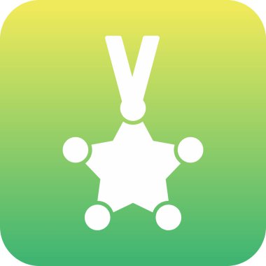 ödül madalya simgesi. vektör çizim