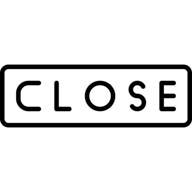 simge vektör çizim kapalı