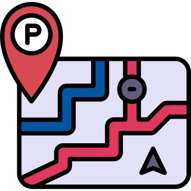 gps harita gezinme simgesi