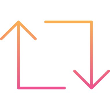 ok simgesi vektör illüstrasyonu