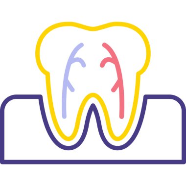 diş bakımı vektör simgesi