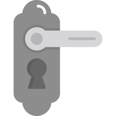 anahtar kilit simgesi ana hat biçiminde