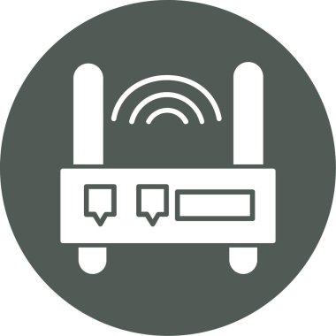 Tek bir simgenin vektör illüstrasyonu