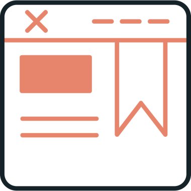 Web simgesi tasarımı illüstrasyonu