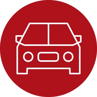 kolayca değiştirebilen veya düzenleyebilen araba vektör simgesi