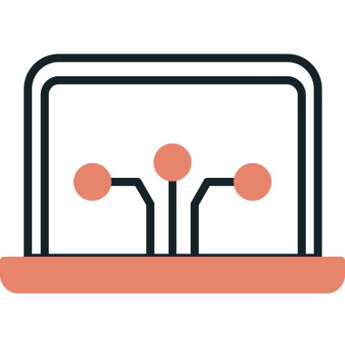 ağ paylaşım simgesi çizimi