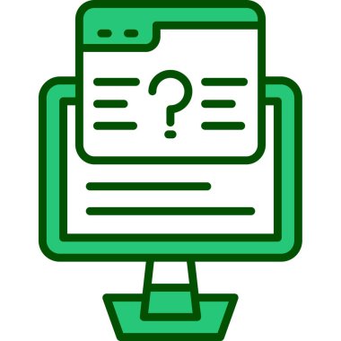 Soru işareti vektör illüstrasyonu