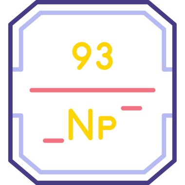 Modern ikon radyasyon eksikliğinin vektör çizimi