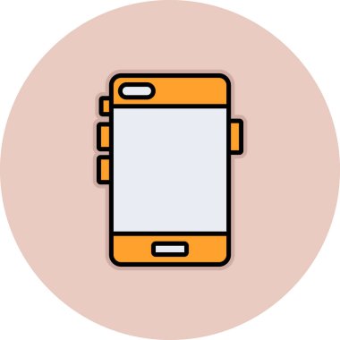 akıllı telefon simgesi vektör illüstrasyonu