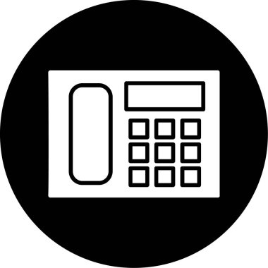 Hesap makinesi. Web simgesi basit illüstrasyon