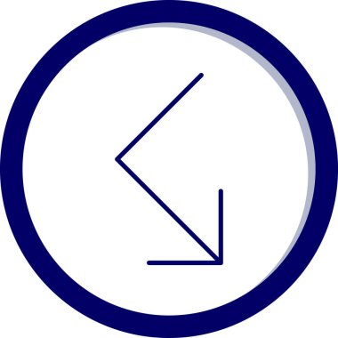 Ok. Web simgesi basit illüstrasyon