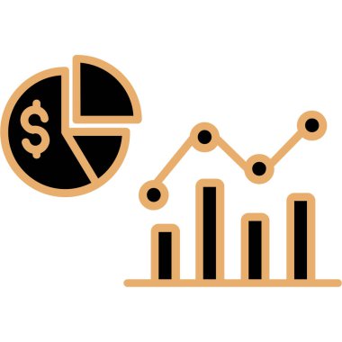 büyüme grafiği çizelgesi simgesi tasarımı