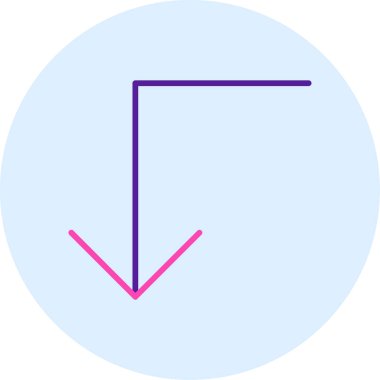 Ok. Web simgesi basit illüstrasyon