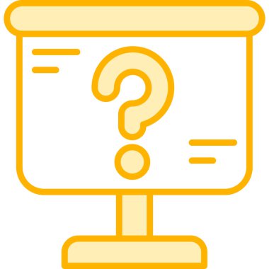 soru simge vektör çizim