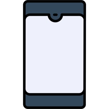 akıllı telefon simgesi vektör illüstrasyonu