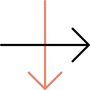 ok simgesi, vektör illüstrasyonu