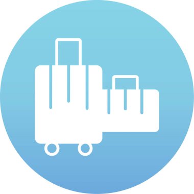 Havaalanı terminal simgesinin vektör illüstrasyonu