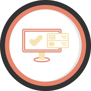 Laptop Düz Vektör Simgesi