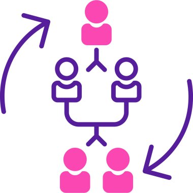 İş. Web simgesi basit illüstrasyon