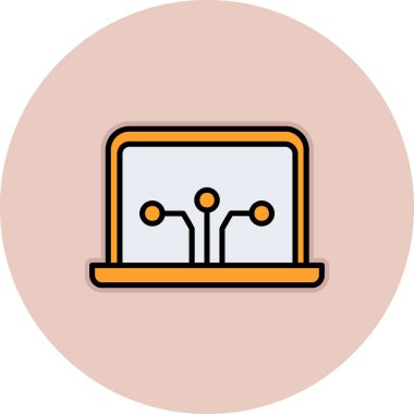 Modern b 'nin vektör illüstrasyonu