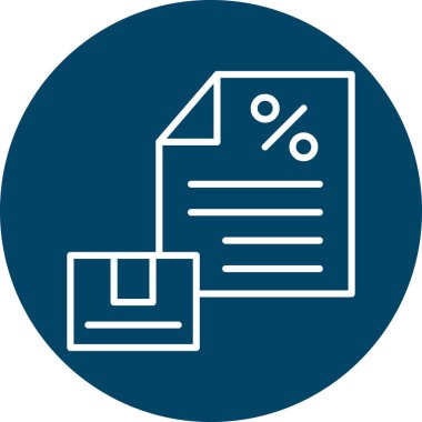 Belge simgesinin vektör illüstrasyonu