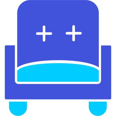 Bir bus simgesinin vektör illüstrasyonu