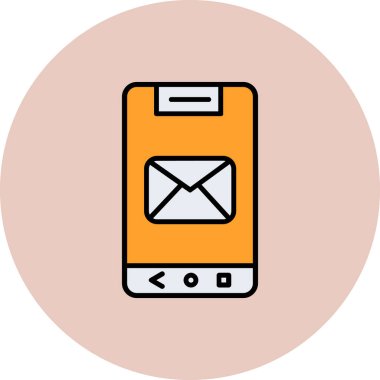 e- posta iletisi beyaz arkaplanda izole edildi