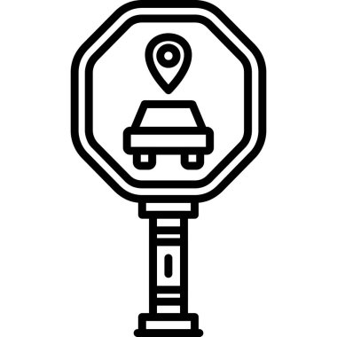 araba konumu simgesi simgesi