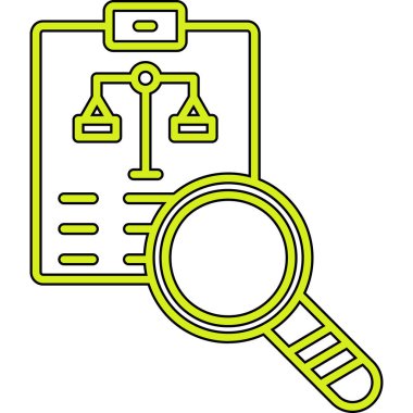 Arama simgesi vektör illüstrasyonu