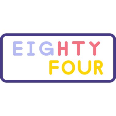 Tasarımınız için renkli alfabe dizaynının vektörü