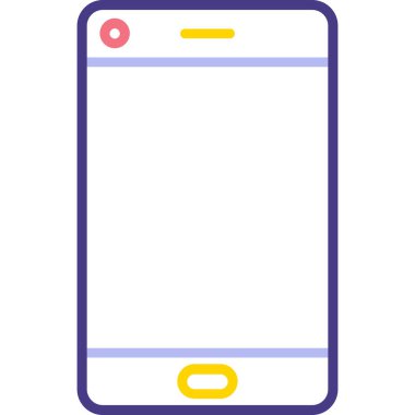 - Telefon. Web simgesi basit illüstrasyon