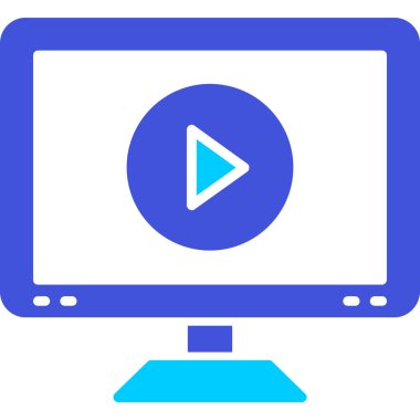 video web simgesi, vektör çizim