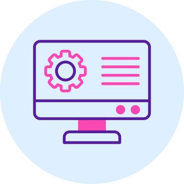 Ağ simgesi. Basit tasarım