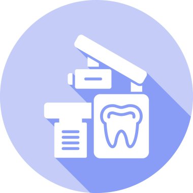 dişçi modern simgesi, vektör illüstrasyonu