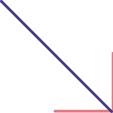 Mor bir okun arka planının vektör çizimi