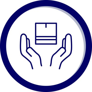 bir takvim simgesini tutan el