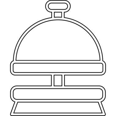 Çan simgesi vektör illüstrasyonu