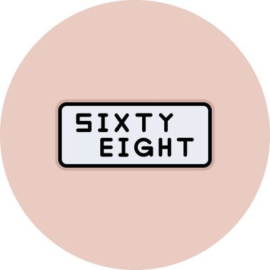 6 6 numara 8 simgesi