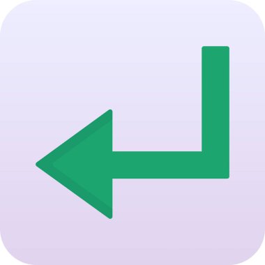 ok yönü simgesi doldurulmuş özet biçimi