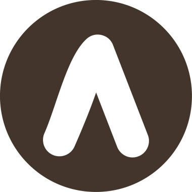 Tek bir izole simgenin vektör illüstrasyonu