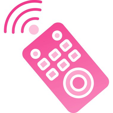 Uzaktan Denetim simgesi, vektör illüstrasyonu