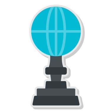 Dünya ikonu. Web için dünya vektör simgelerinin düz çizimi