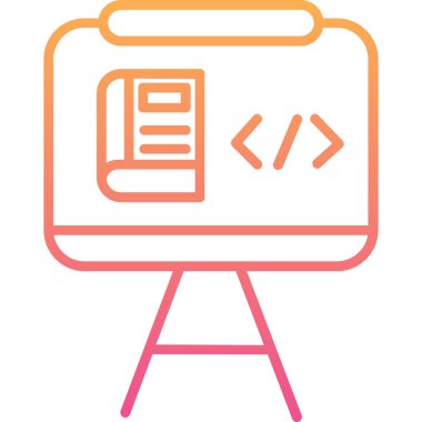 Web simgesi, basit vektör illüstrasyonu