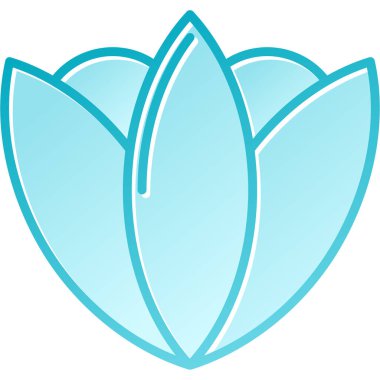 Yaprak ikonu vektör illüstrasyonu