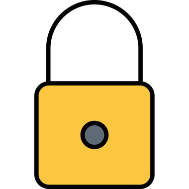 ikon vektör illüstrasyonunu kilitle