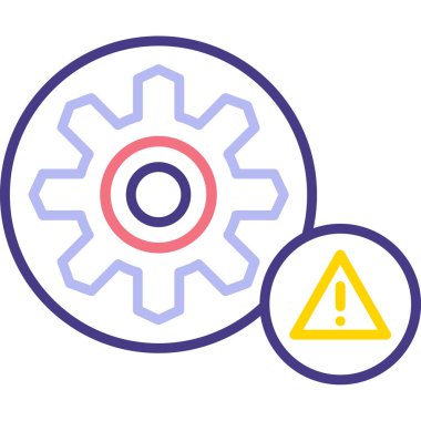 covid 19 parçacık çizgisi gradyan biçim simgesine sahip dişliler