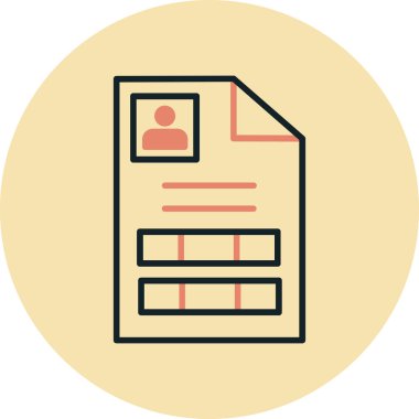 Dosya. Web simgesi basit illüstrasyon